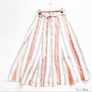 •ANTHROPOLOGIE• Sun-striped Maxi Skirt